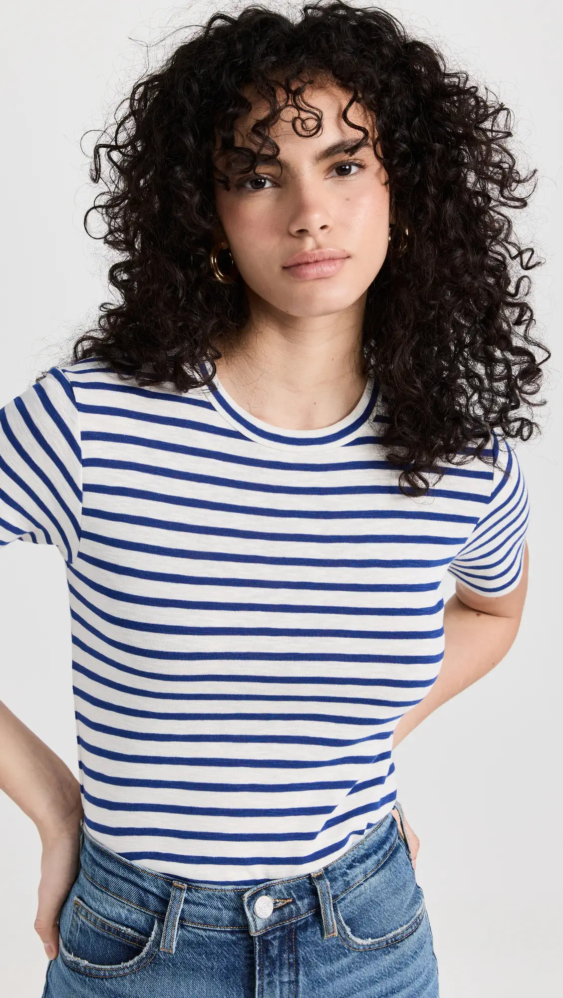 Vince Striped Crew Tee | Shopbop | Shopbop