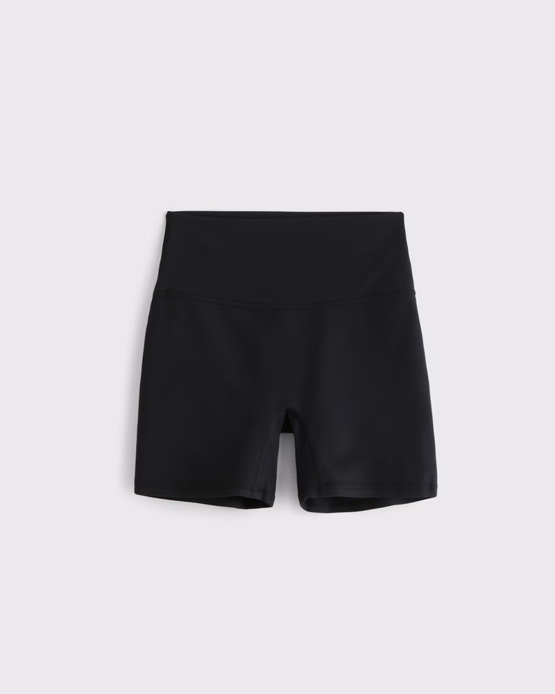 Abercrombie & Fitch Women's YPB studioFLEX Bike Short in Black - Size S | Abercrombie & Fitch (US)