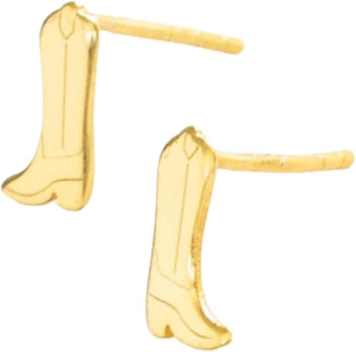 INK+ALLOY Dainty Stud Earrings for Women 18k Gold Plated, Alice Small Fun Earrings for Women, Hyp... | Amazon (US)