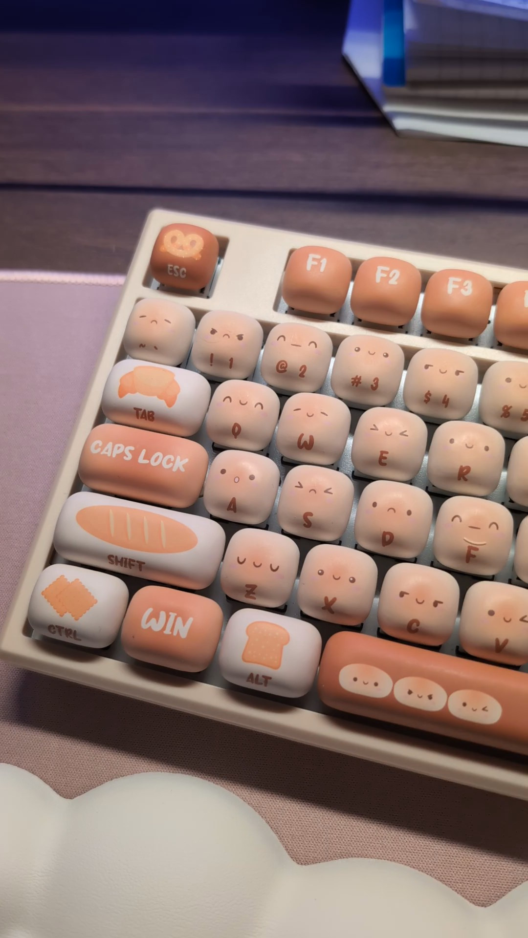 Cute keyboard with bun keys - makes working & studying so fun. It lights up and the typing sound is so soothing 

#LTKMostLoved #LTKHome