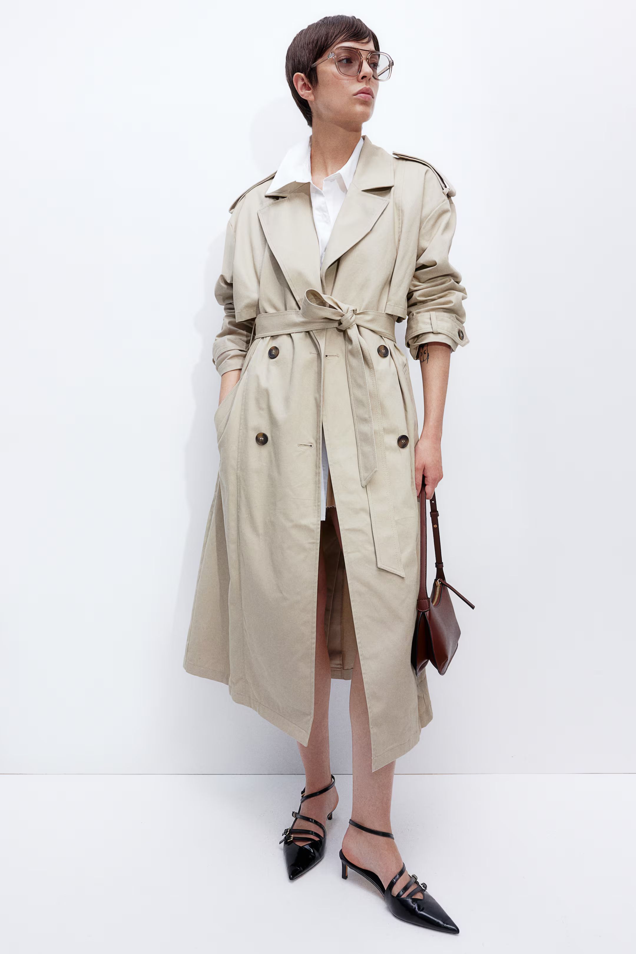 Twill trench coat | H&M (UK, MY, IN, SG, PH, TW, HK)