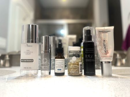 Favorite morning skincare products #skinmedica #skinceuticals #revisionskincare #alastin #alastinskincare #ritual #multivitamins #wellness #healthylifestyle 

#LTKbeauty