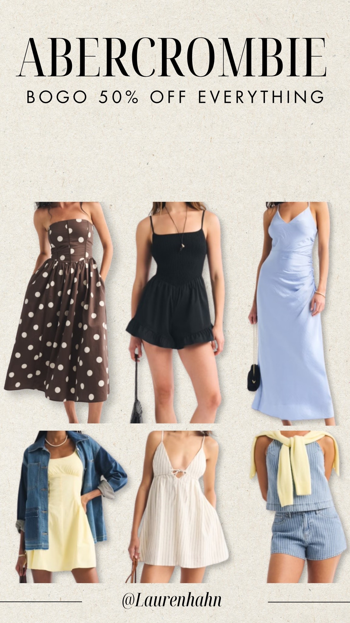 Everything is BOGO 50% off at @abercrombie!! 

#LTKsale #LTKsummer #LTKcanada