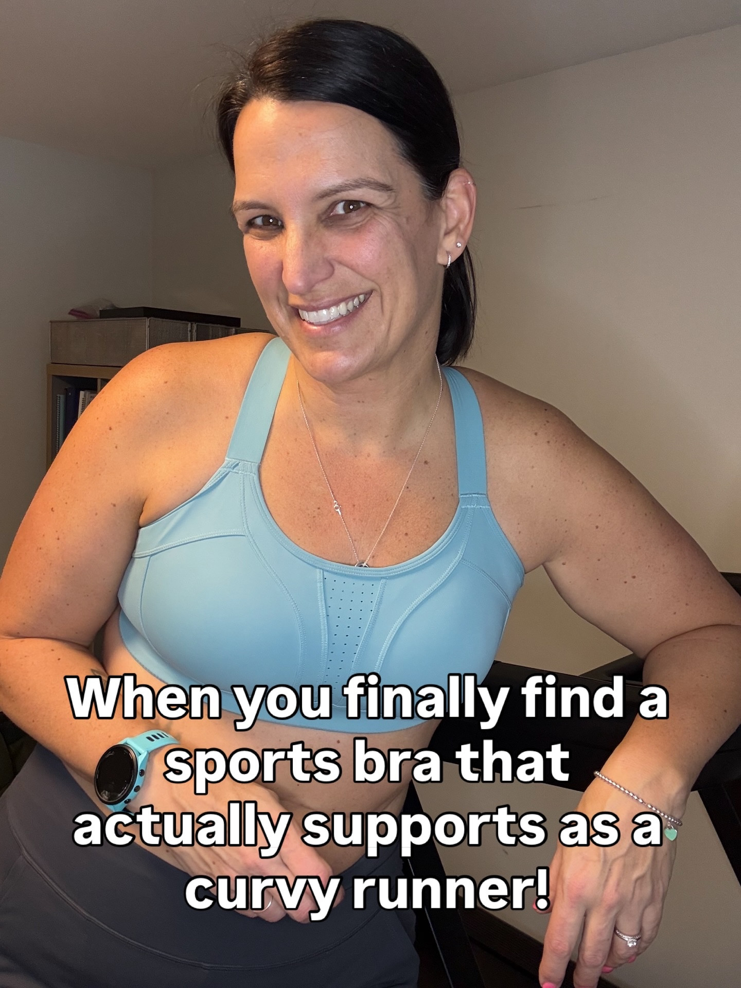 Let’s talk about the struggle of finding a sports bra when you’re a curvy runner.

Too tight.
Not supportive enough.
Straps digging in.
And the bounce… we all know the bounce.

I finally found one that is supportive, comfortable, and affordable. And yes… I’ve actually run in it.

If you want the link to this bra, comment BRA and I’ll send you all the details.

#sportsbras #curvyrunner #plussizerunner #slowrunner

#LTKplussize #LTKfitness