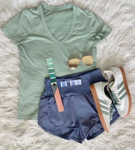 I am so loving this #softautumn palette color combination for spring 😍😍
Exact shorts linked. This tee is from Target a few years ago.

#LTKSeasonal #LTKstyletip #LTKfindsunder50