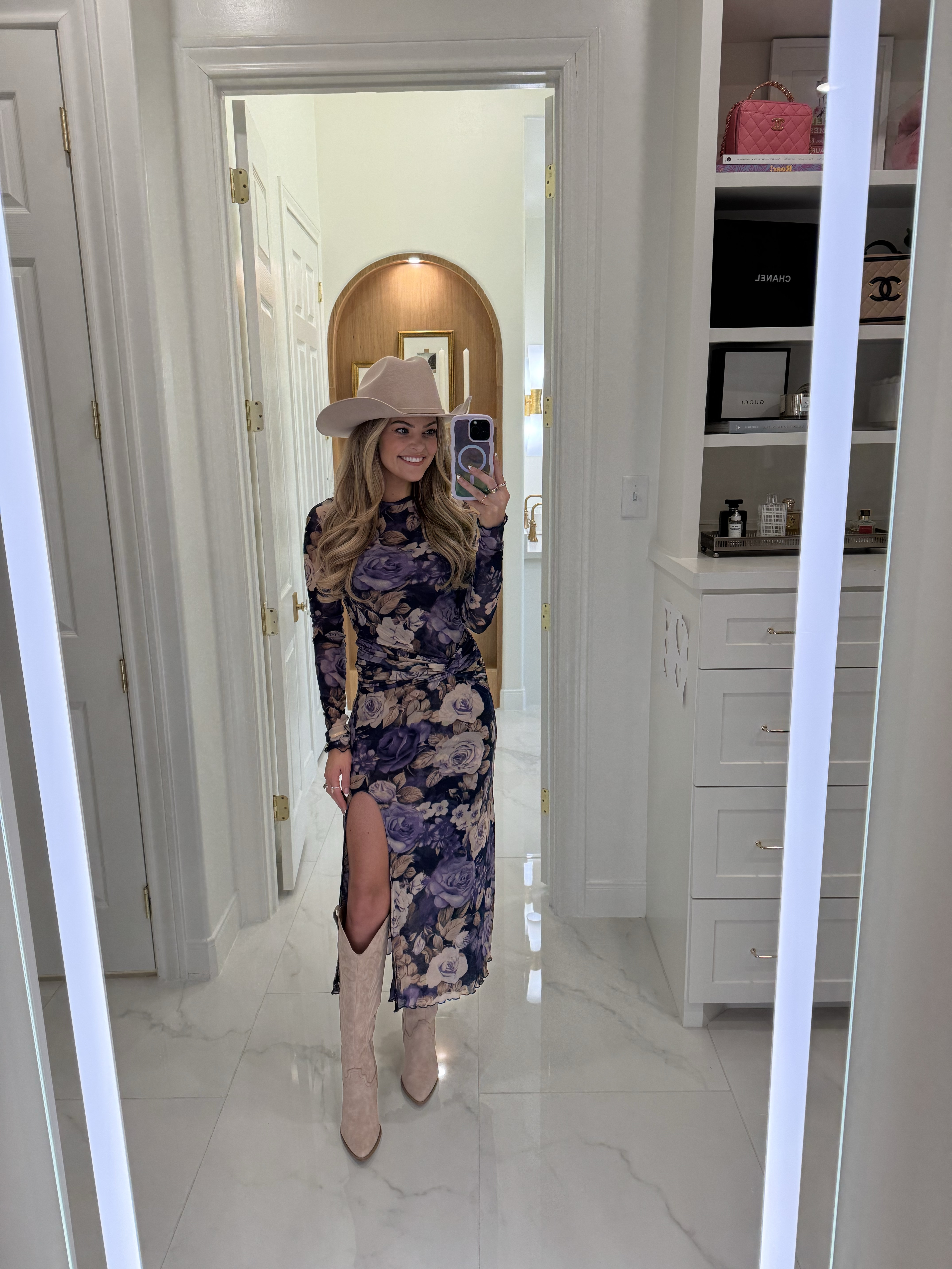 Rodeo season is here! I found some of the cutest outfit inspo for y’all! Absolutely love this floral dress and the slit!! (wearing XS in dress) 
Code JESS20 for electric picks 

Rode style, western style, Texas rodeo outfit inspo, western outfit inspo

#LTKSeasonal #LTKFindsUnder50 #LTKFindsUnder100