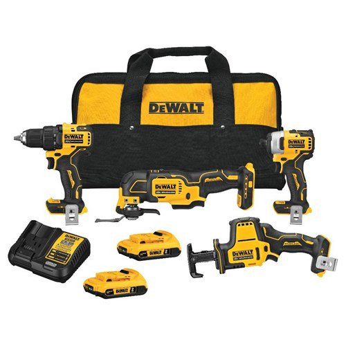 DeWALT Atomic 20v Max Brushless Cordless 4-tool Combo Kit Atomic 20v Max Brushless Cordless 4-too... | Walmart (US)