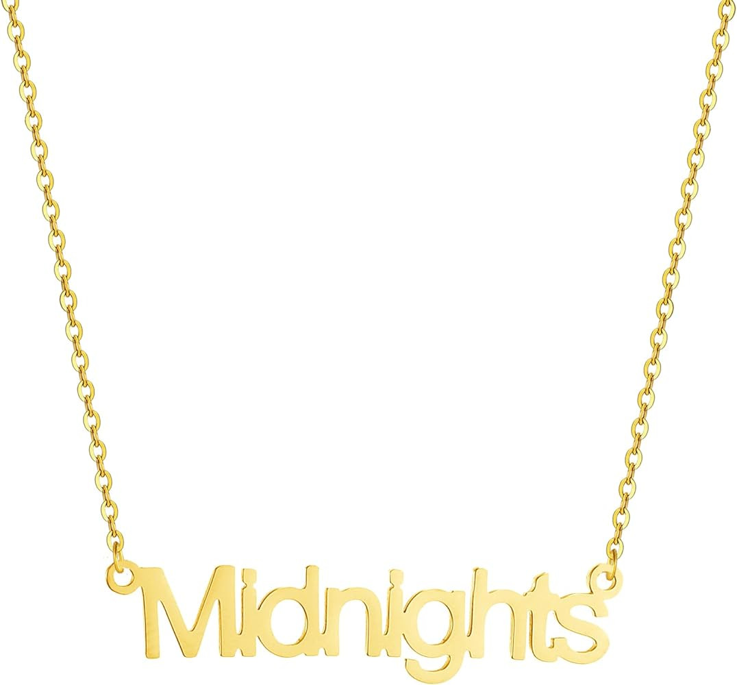 Album Song Title Necklace for Women, TS Inspired Necklace for Music Lover, Singer Fans Gifts Neck... | Amazon (US)