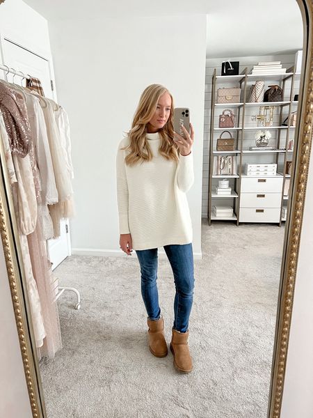 Cozy oversized sweater from Amazon that makes a great casual outfit for the fall. Love pairing it with these UGG boots to complete the look!

#LTKunder50 #LTKSeasonal #LTKstyletip