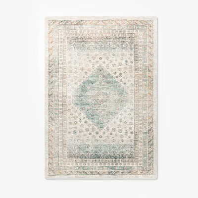 Woven Diamond Persian Rug Neutral - Threshold™ designed with Studio McGee | Target
