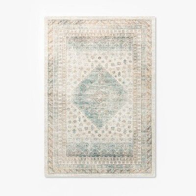 Woven Diamond Persian Rug Neutral - Threshold™ designed with Studio McGee | Target