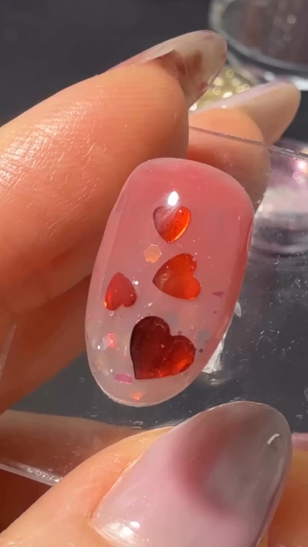 Valentine nails that steal heart! See This Cute Valentine Nail Ideas ⭐️ Viral valentines 💕 nail art loaded with cuteness and easy to make at home ❤️⭐️✅

#valentinenails #nailart #nailinspo #valentinesday #naildesigns