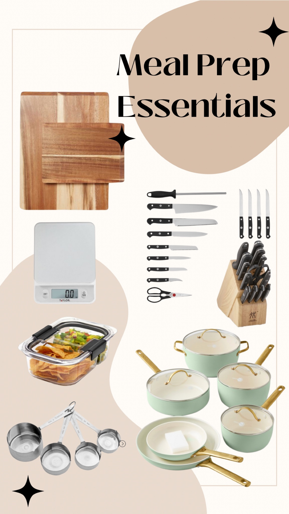 Home kitchen, meal prep, glass Tupperware, non-toxic, knives set, cutting boards, pots and pans 

#LTKhome #LTKfamily #LTKBacktoSchool