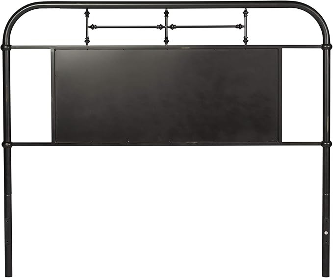 Liberty Furniture Vintage Series Queen Metal Headboard, Black | Amazon (US)