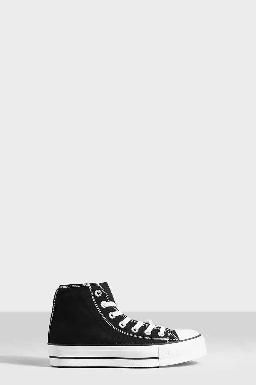 Chunky Canvas High Top | Boohoo.com (UK & IE)