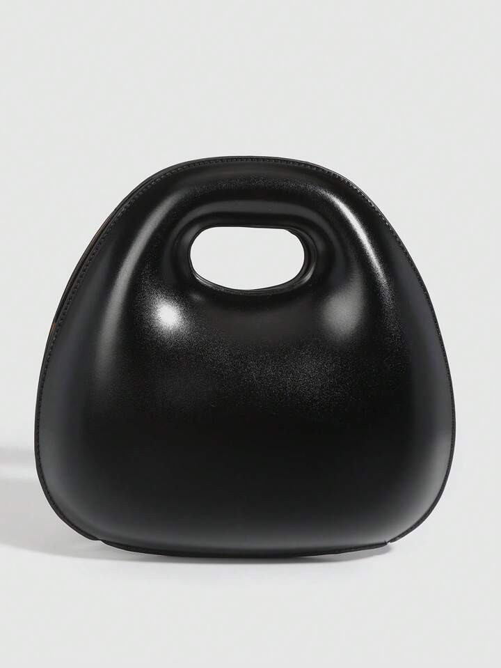 Minimalist Novelty Bag Medium Black Pu Fashionable | SHEIN USA | SHEIN