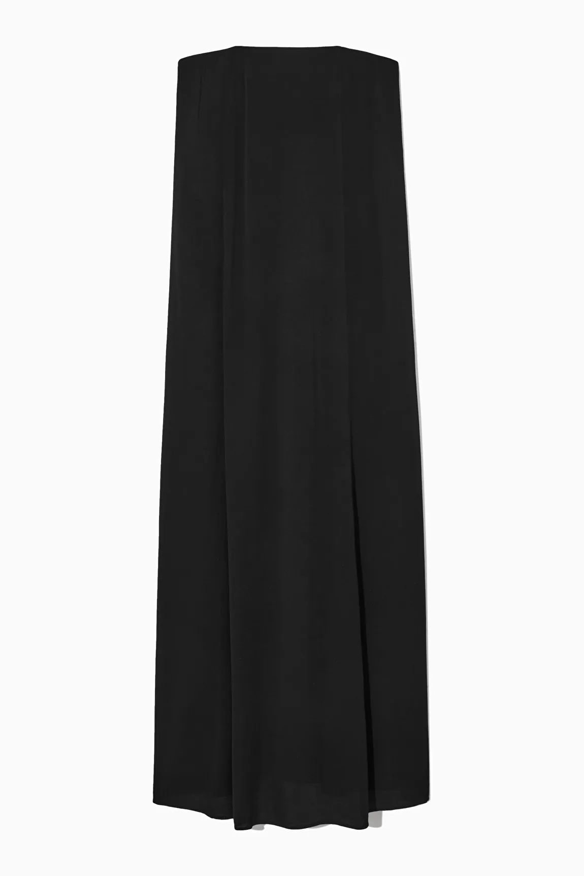 PLEATED BANDEAU MAXI DRESS - BLACK - Dresses - COS | COS (US)