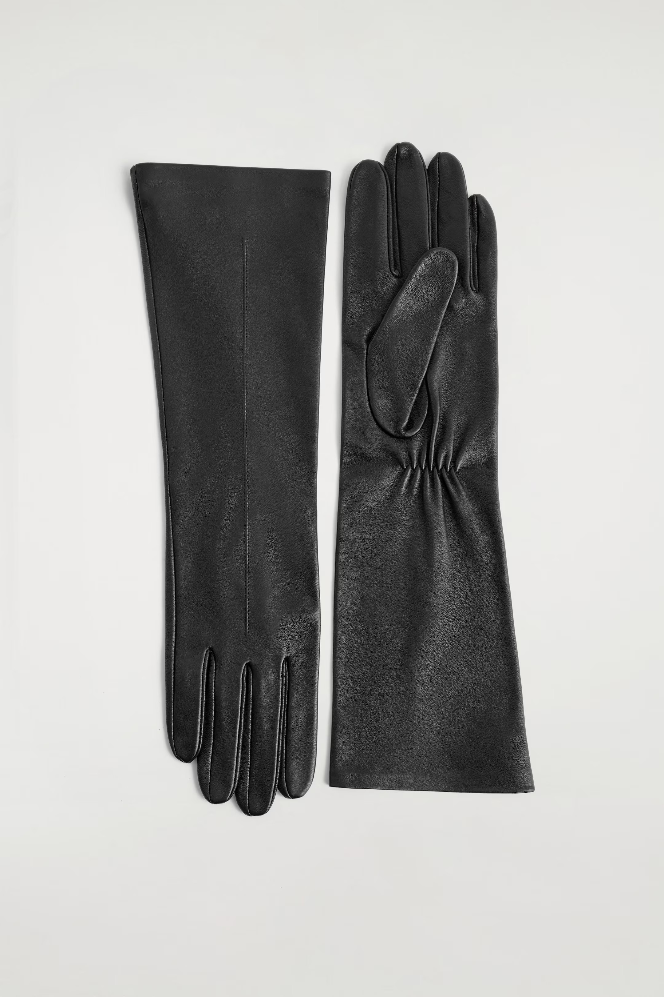 LANGE LEDERHANDSCHUHE - SCHWARZ | COS AT | COS (EU)