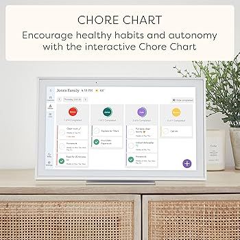 Skylight Calendar: 15 inch Digital Calendar & Chore Chart, Smart Touchscreen Interactive Display ... | Amazon (US)