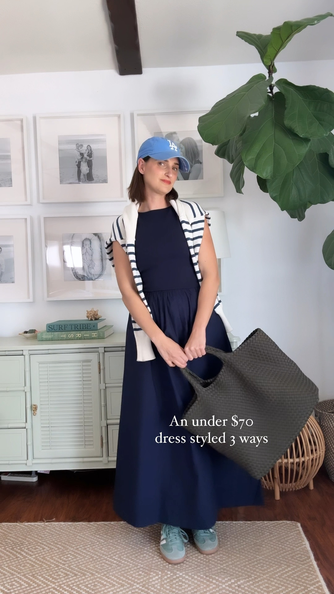 An under $70 find that you can take from the baseball game to the beach to dinner. Wearing a small in the dress and small in the under $100 lady jacket. I’m normally a us womens 9 shoe and I take an 8.5 in the adidas sambas. 

Amazon jmclaughlin Minnow J.Crew naghedi Nordstrom 

#LTKVideo #LTKstyletip #LTKfindsunder100