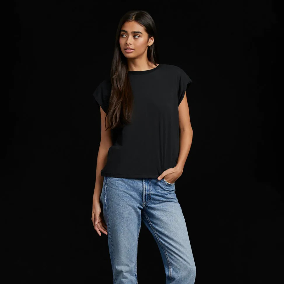 Women's Muscle Tee - Black - nuuds | nuuds