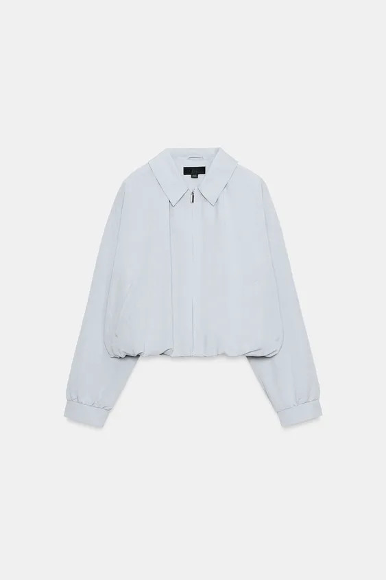 PUFF-SLEEVE BOMBER JACKET | Zara UK