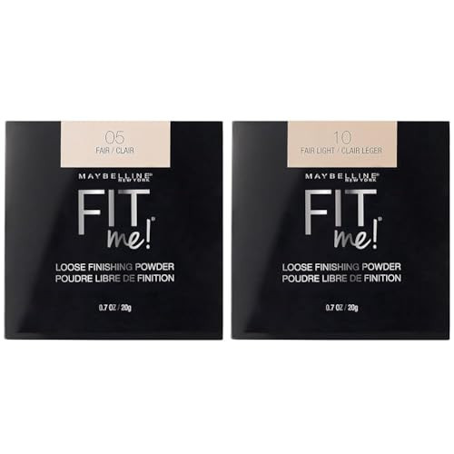 Maybelline Fit Me Loose Setting Powder Face Powder Makeup Finishing Powder Fair Light 1 Count Bundle | Amazon (US)