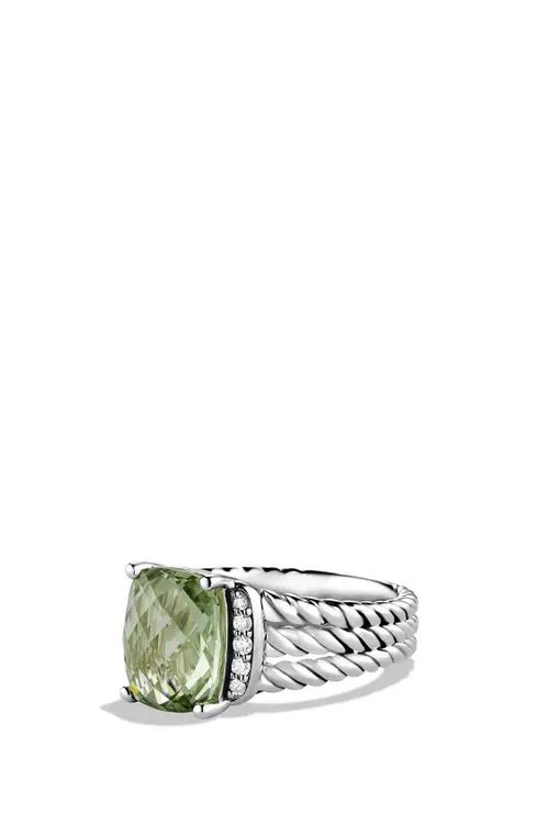 David Yurman 'Wheaton' Petite Ring with Semiprecious Stone & Diamonds | Nordstrom
