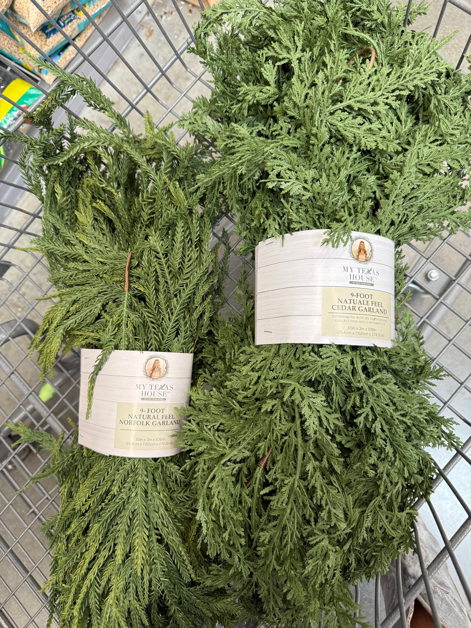 The Texas house garland at Walmart is so beautiful it comes in 9ft for under $35 and they have the north fork of the cypress version 

#LTKFindsUnder50 #LTKHome #LTKSeasonal
