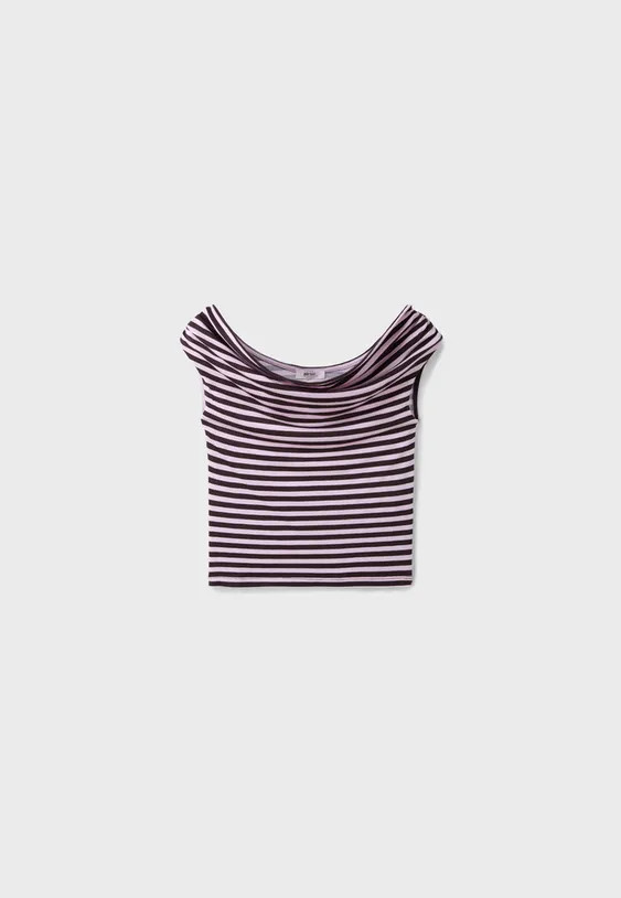 Stradivarius Top sans manches multiposition  Écru S | Stradivarius (FR)