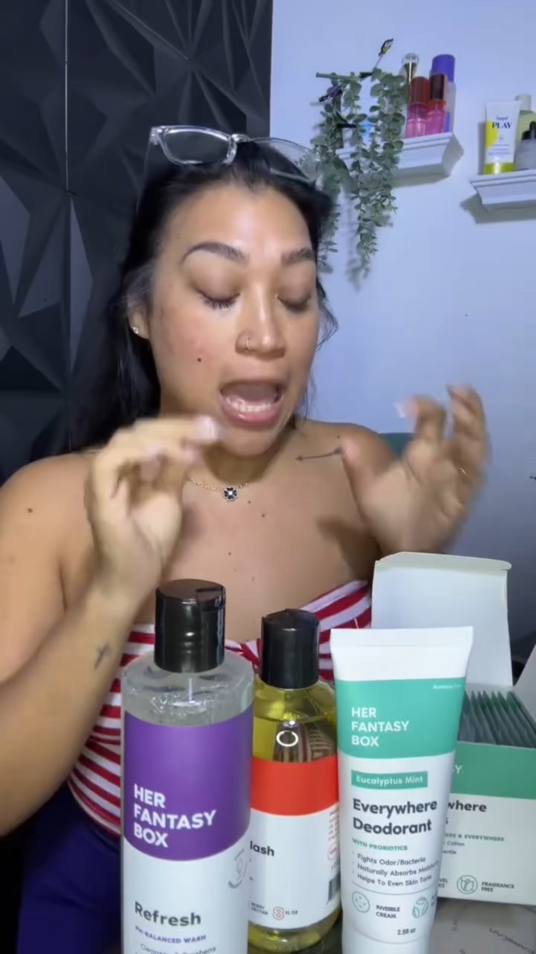Her fantasy box is the real goat for creating something like this created by a public health expert . The investment In this box is worth every dollar! The sense are amazing. They are on point. And Cardi B is onto something. #herfantasybox #phtest #christmasgifts #stockingstuffers #selfcare #wearerocky_ #mayearnrockydollars @herfantasybox @wearerocky_ #cardiB  #MayEarnRockyDollars