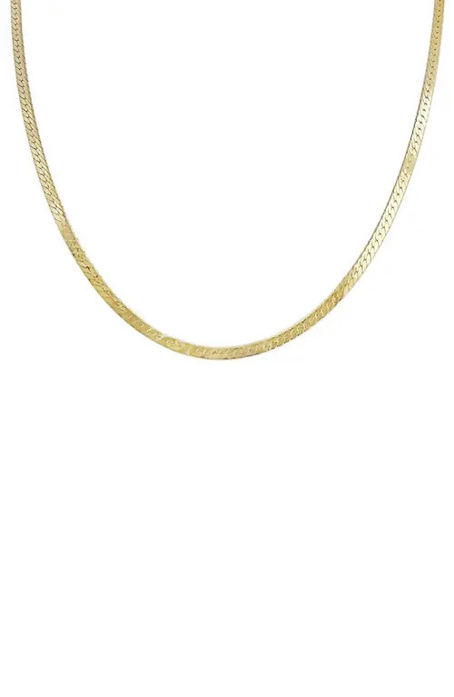 Adina's Jewels Snake Chain Necklace in Gold at Nordstrom | Nordstrom