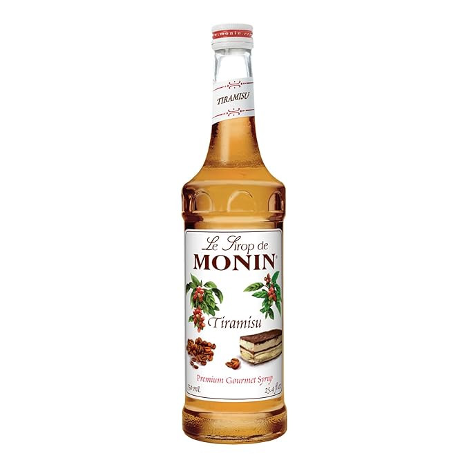 Monin - Tiramisu Syrup, Rich Flavors of Custard, Cocoa, Coffee, & Rum, Great for Hot or Iced Coff... | Amazon (US)