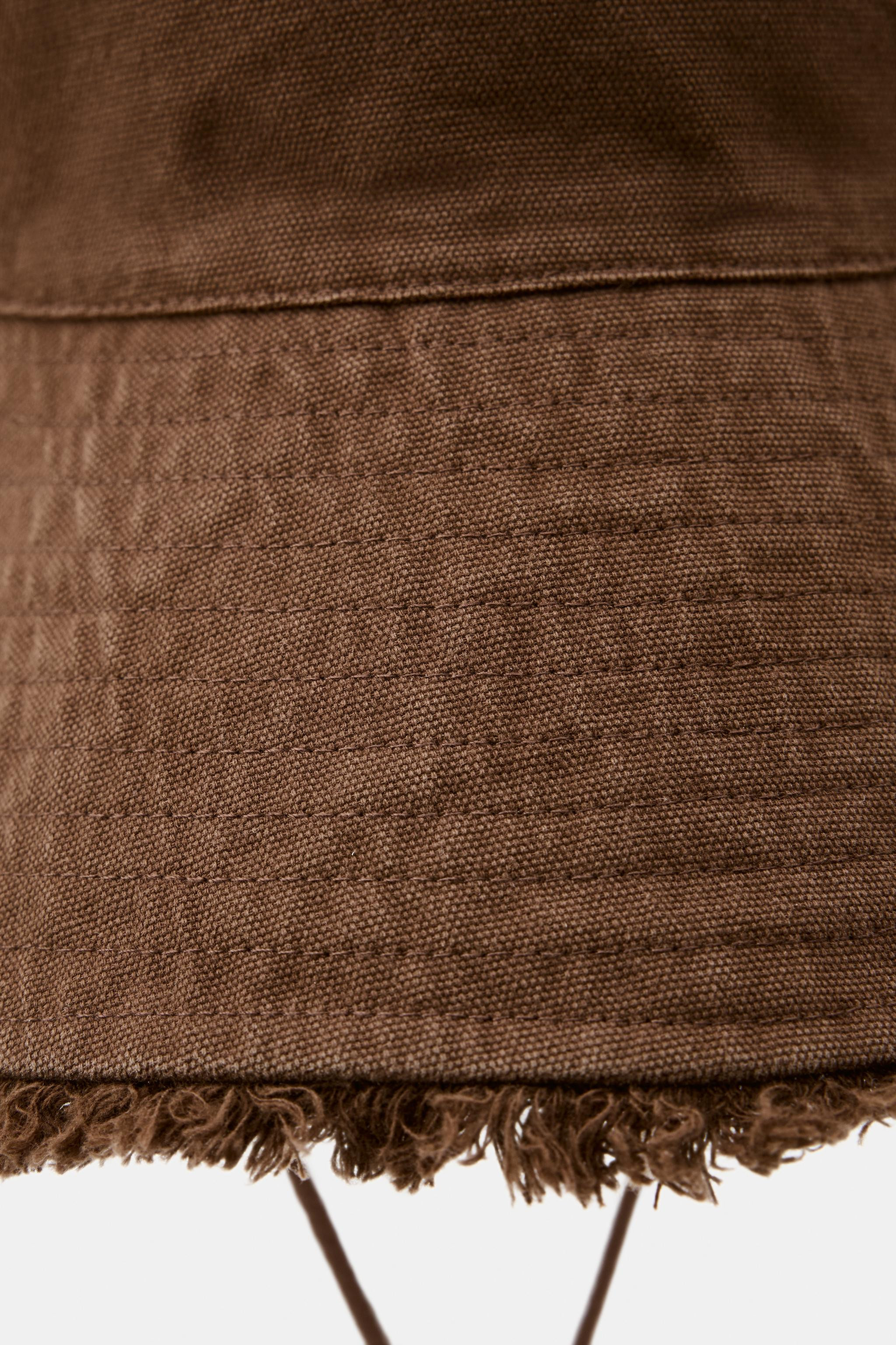 100% COTTON BUCKET HAT | Zara UK