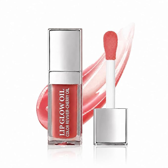 GECOMO Hydrating Lip Glow Oil, Lip Oil Gloss Transparent Toot Tinted Nourishing Long Lasting Repa... | Amazon (US)