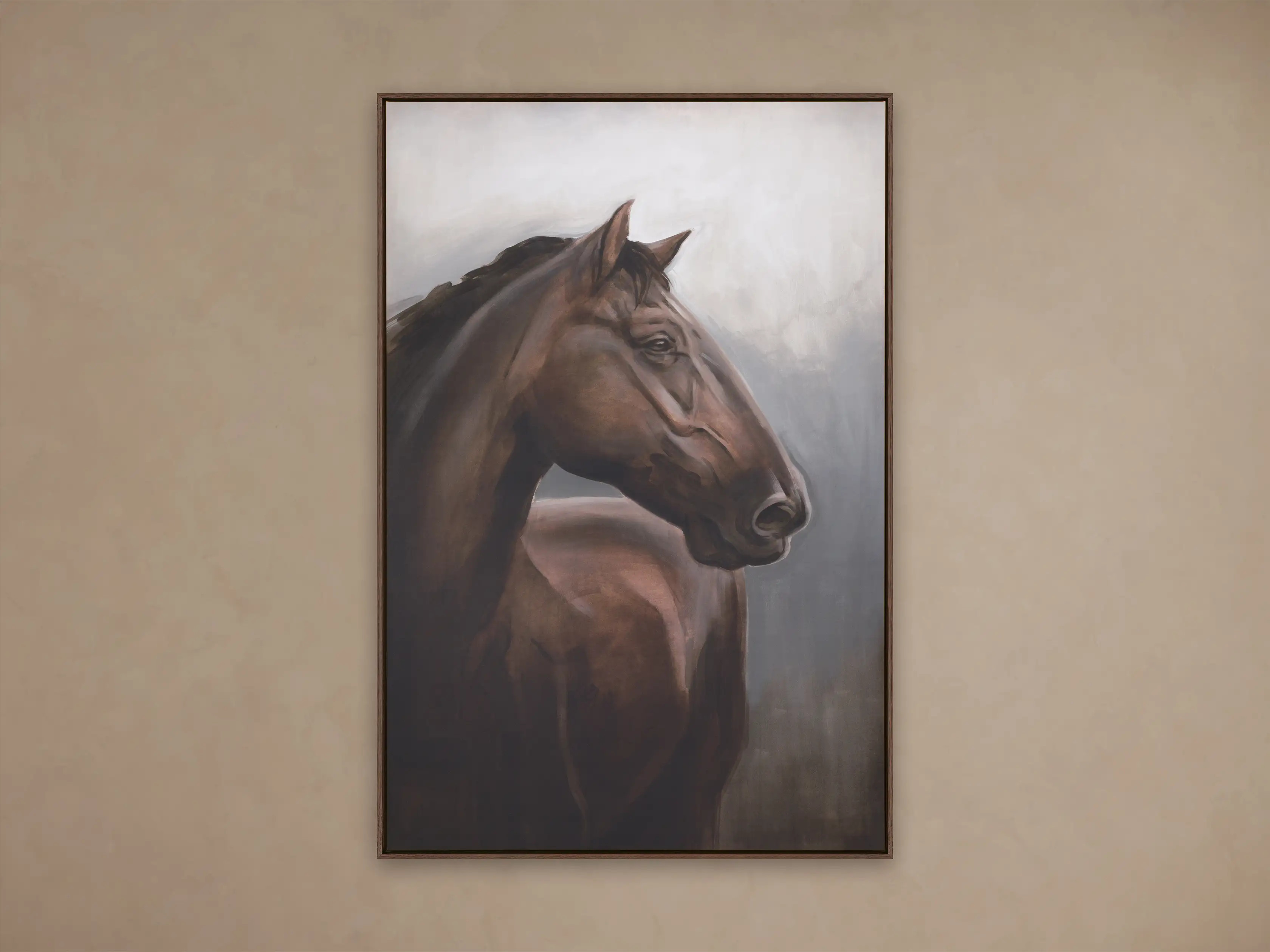Lone Stallion Framed Print | Arhaus