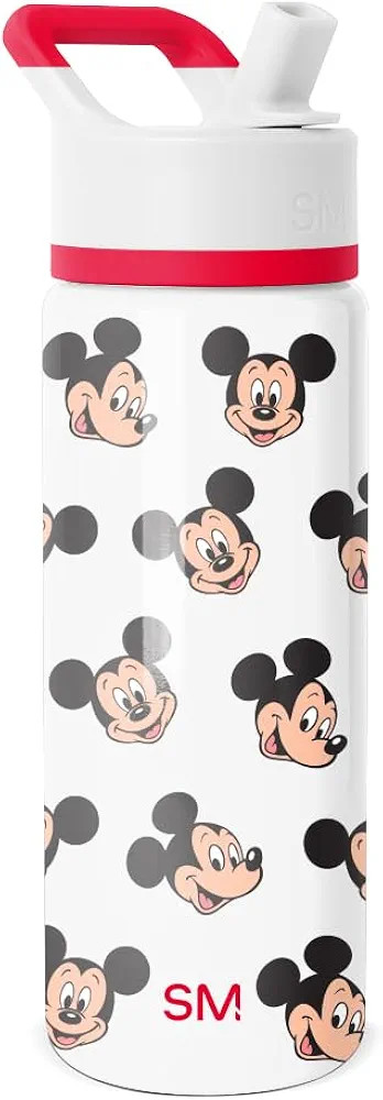 Simple Modern Kids Summit Water Bottle with Straw Lid | Disney Mickey Mouse 18oz Stainless Steel ... | Amazon (US)