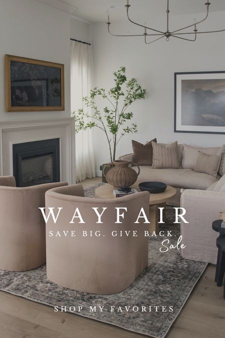 Huge Wayfair sale today! My soft living room rug is on sale! My eucalyptus tree is out of stock, but linked a shorter and taller version. Also found a similar chandelier that is more affordable!

#LTKsalealert #LTKstyletip #LTKhome