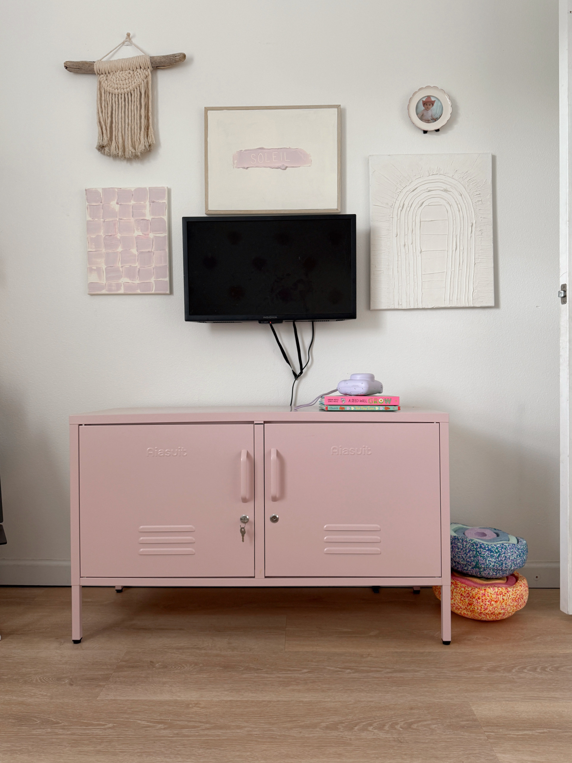 Soleil's room got a toy storage upgrade! No more looking at the baskets full of toys. We now have a functional storage option for her toys 

 #LTKHome #LTKKids #LTKFamily