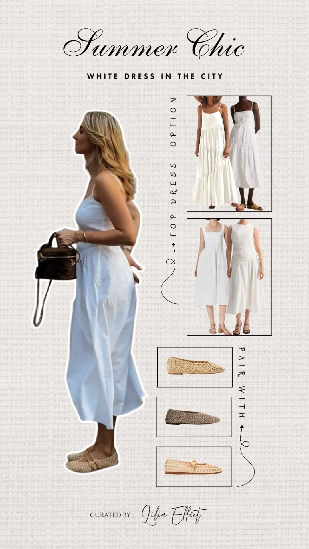Summer chic — white dress in the city 🤍✨ Effortless, polished, and timeless—the perfect look for sunny days, city strolls, and everything in between. ☀️
 

 #LTKdayinmylife #LTKgrwm #LTKootd
