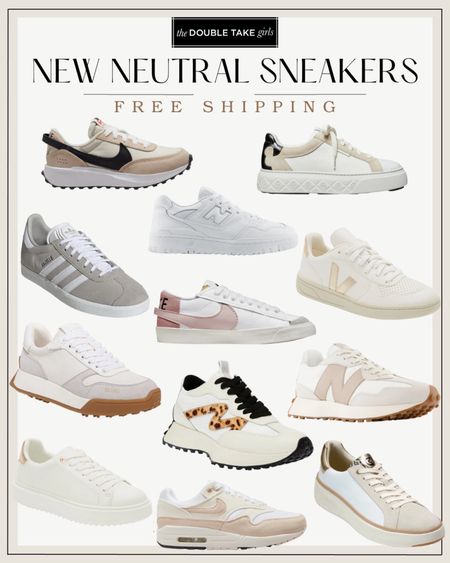 New neutral sneakers + FREE shipping!! 

#LTKsalealert #LTKfindsunder100