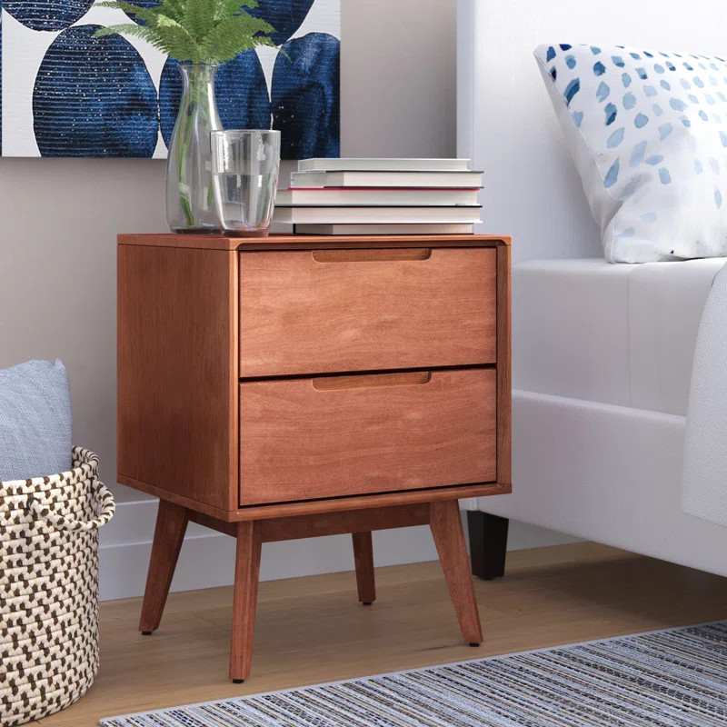 Ormond Solid + Manufactured Wood Nightstand | Wayfair North America