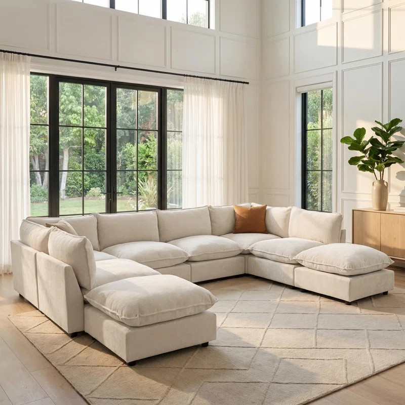 Heffernan Oversized Composable Modular Sofa | Wayfair North America