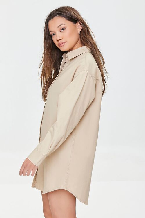 Mini Twill Shirt Dress | Forever 21 (US)