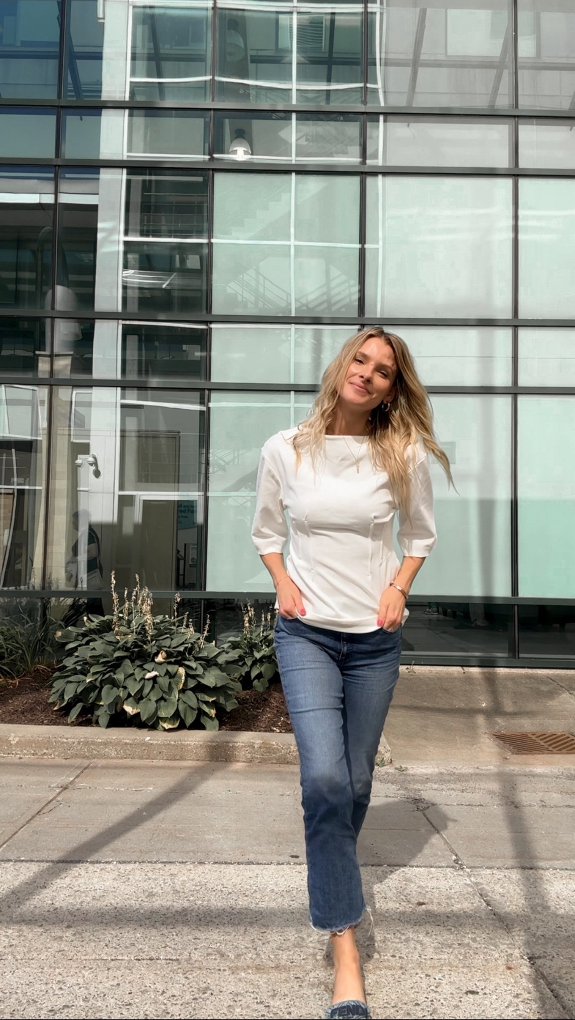 Jeans & a tee elevated
Basics with a twist

Wearing a small in the tee — size down 


#LTKStyleTip #LTKFindsUnder50 #LTKOver40