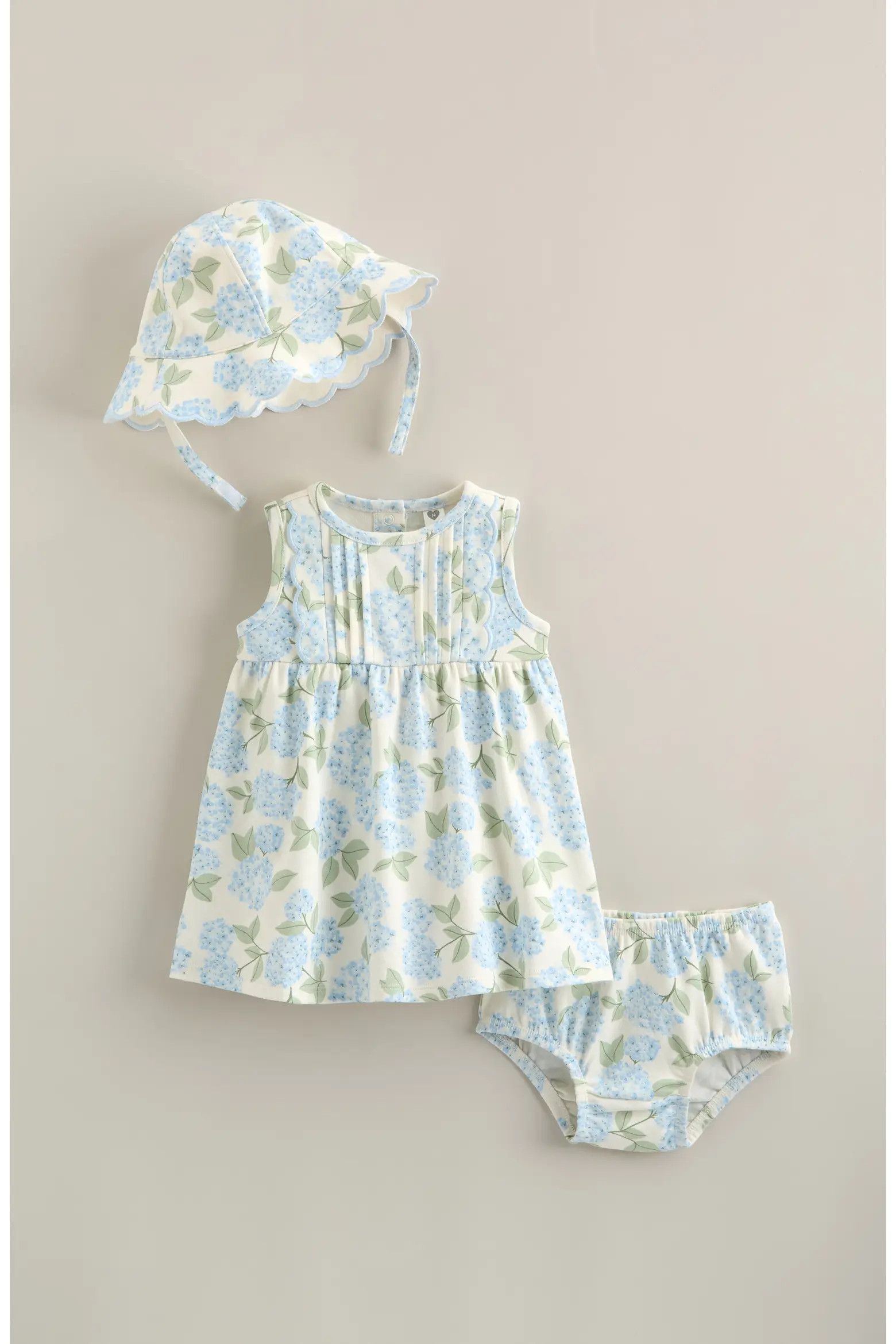 Nordstrom Pintuck Ruffle Cotton Dress, Hat & Bloomers Set (Women) | Nordstrom | Nordstrom