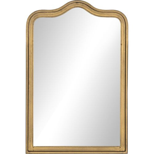 Isabella Wall Mirror, Antique Brass | One Kings Lane