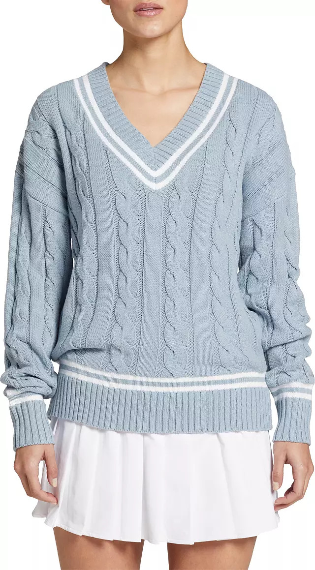 Prince Women's Classic Cable Knit Tennis Sweater | Dick's Sporting Goods