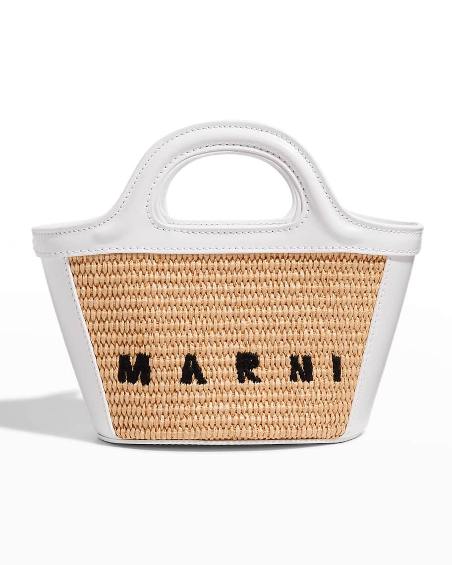 Marni Tropicalia Micro Raffia Tote Bag | Neiman Marcus