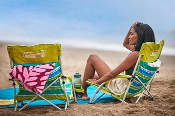 Coleman Utopia Breeze Lightweight Beach Chair with Cup Holder, Comfortable Portable Outdoor Chair... | Amazon (US)